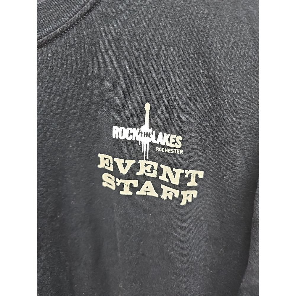 Rare Blue Vtg Billy Graham Evangelist Rock the Lakes Event Staff T Shirt Sz 2xl - Picture 5 of 12